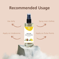 Cedarwood & Ylang Ylang Body Mist – Enlivening Aphrodisiac