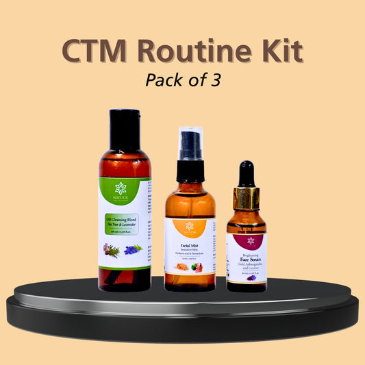 Face Serum Glow: Natuur Evening Primrose & Frankincense, Facial Mist Anti Aging 50ml, Oil Cleansing Blend 100ml - Download Natuurs Gifting Brochure