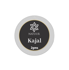 Black Kajal for natural eye care, cools and improves vision, 2gm