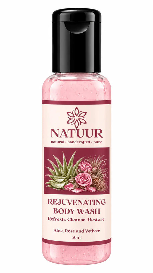Rejuvenating Body Wash | Aloe | Rose | Vetiver | Refresh | Cleans | Restore