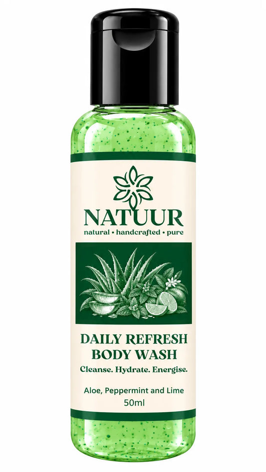 Daily Refresh Body Wash | Aloe | Peppermint | Lime | Cleanse | Hydrate | Energise