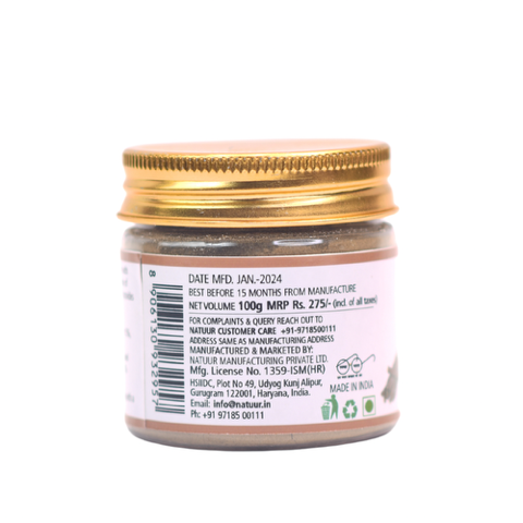 Natural Teeth Whitening Powder - Pearly Teeth (Mulethi, Neem & Clove)100g