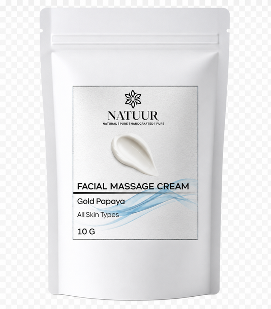 Gold papaya facial massage cream