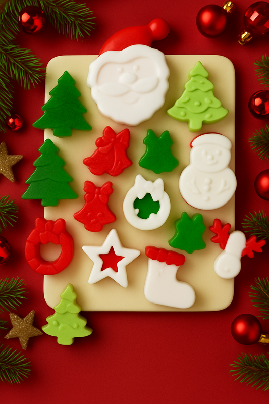 Pretty Christmas Soap Bar– Perfect for Gifting (Customizable in any shape)- 75gms