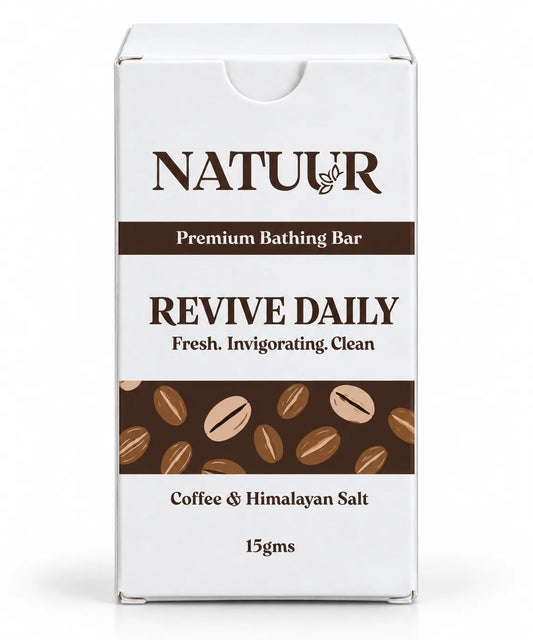 REVIVE | Coffee | Himalayan Salt | Artisanal Cold Processed Beauty Bar | Energising | Exfoliating | Renewing