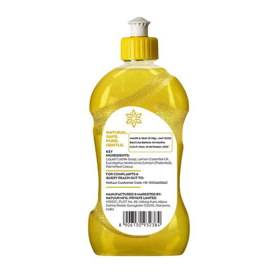 Lemon Dish Cleaner - Natuur (Effective, Safe & Gentle on Hands)