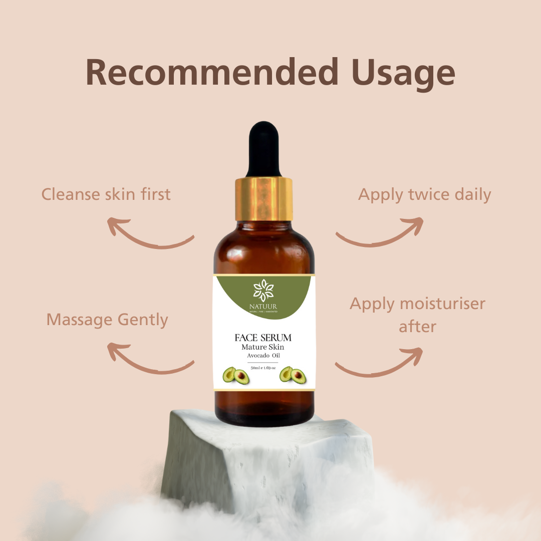 Face serum for mature skin care