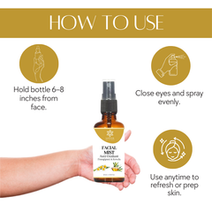 Natuur Facial Mist Frangipani and Kewda - Anti Oxidant