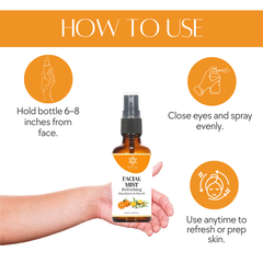 Natuur Refreshing Facial Mist with Mandarin and Neroli
