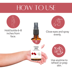 Natuur Tea Rose & Jasmine Soothing Facial Mist