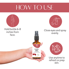 Natuur Tea Rose & Jasmine Soothing Facial Mist