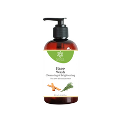 Face Wash Tea tree, Peppermint & Frankincense - Cleansing and Brightening. For Acne Prone skin