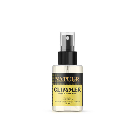 GLIMMER | Bergamot | White Florals | Soft Musk | Premium Eau De Toilette | Bright | Radiant | Alive