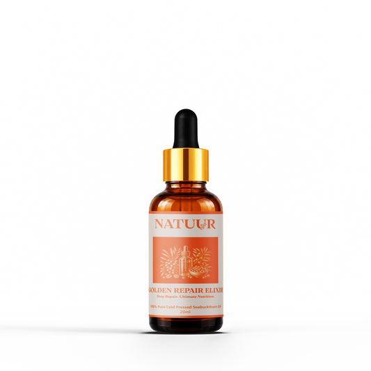Golden Repair Elixir | 100% Pure Cold Pressed Seabuckthorn Oil | Deep Repair | Ultimate Nutrition - 20ml