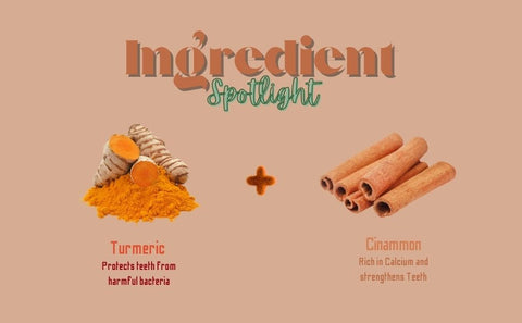 Herbal Toothpowder - Turmeric, Cinnamon & Cloves(100g)