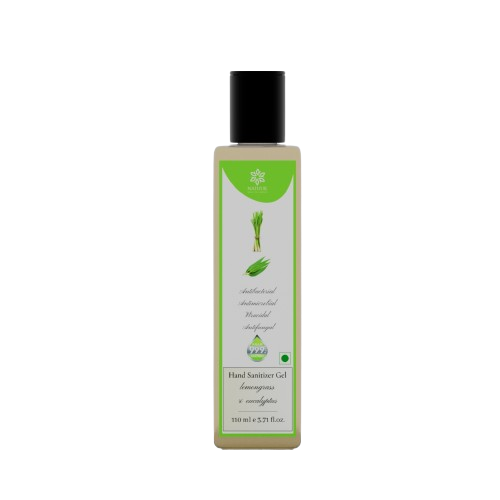 Hand sanitizer gel - lemongrass and eucalyptus