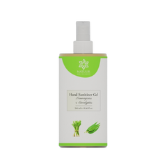 Hand sanitizer gel  Lemongrass and eucalyptus