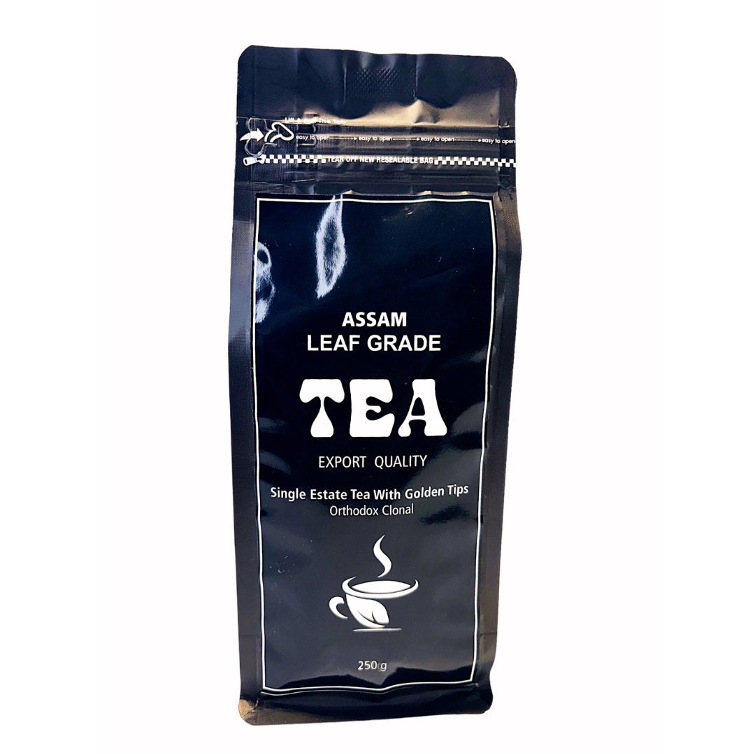 Leaf Grade Assam Tea with Golden Tips - Orthodox Clonal Export Quality