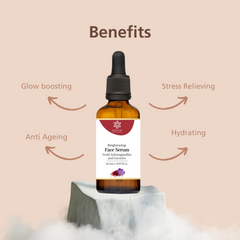 Natuur Gold Ashwagandha Licorice brightening face serum 20mL
