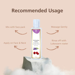 Activation Liquid for Face Pack - Lavender and Rose 100 mL