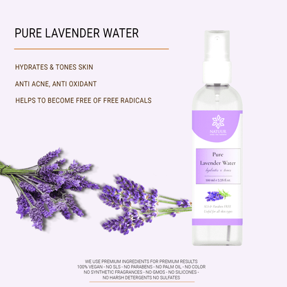 Natuur Pure Lavender Water 100mL - Natuur.in
