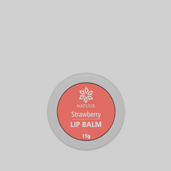 Natuur Lip Balm - Strawberry 15gms - Natuur.in