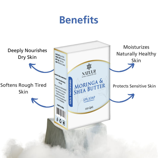 Moringa & Shea Butter Soap Anti Aging 100gm