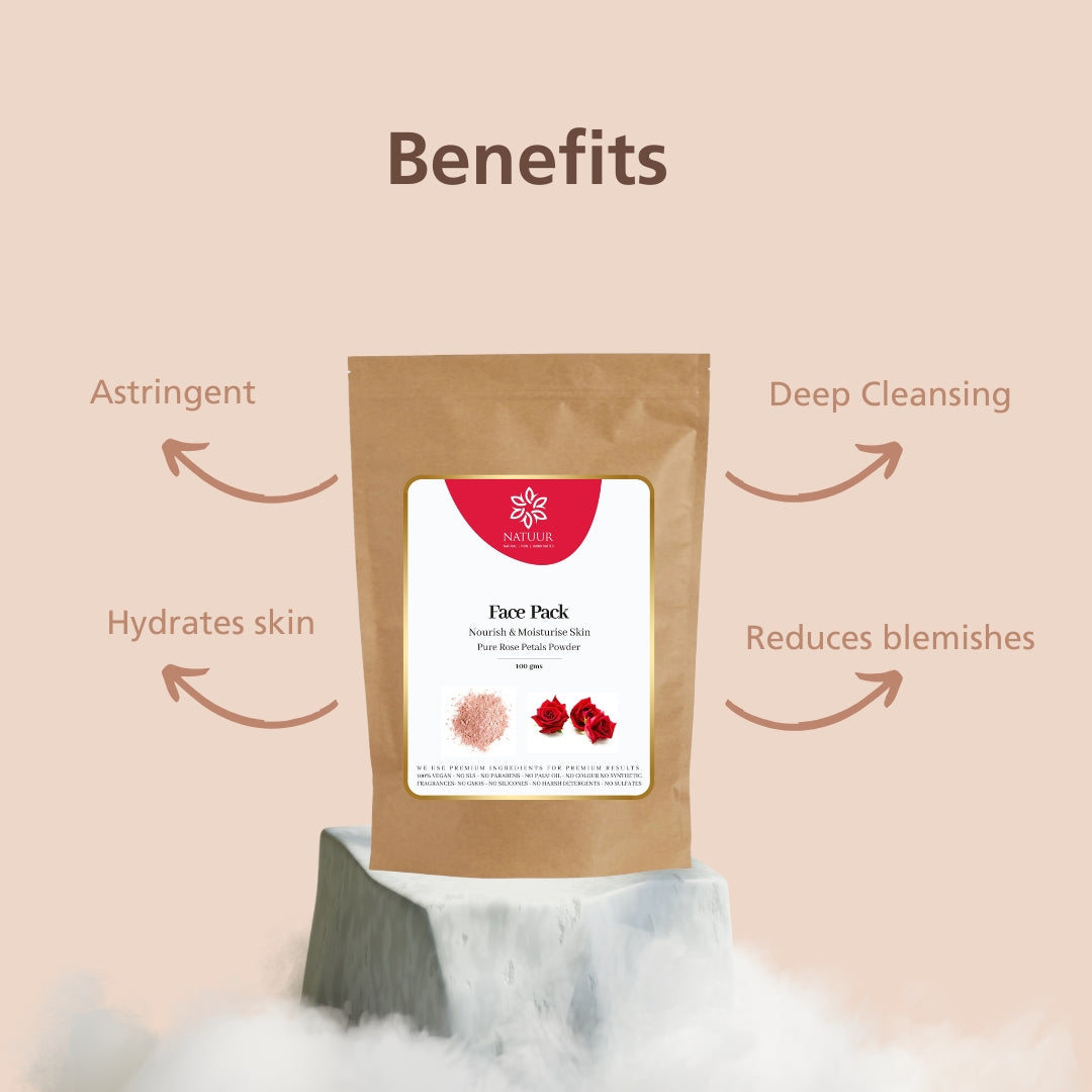 Natural rose powder