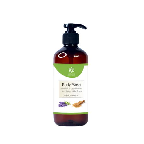 Natuur Lavender & Frankincense Body Wash - Ageing Skin Repair 300ml