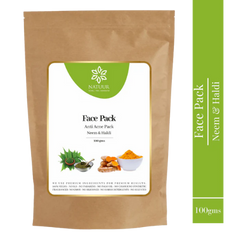 Neem Haldi Face Pack 100g - Natural Skin Glow & Acne Care