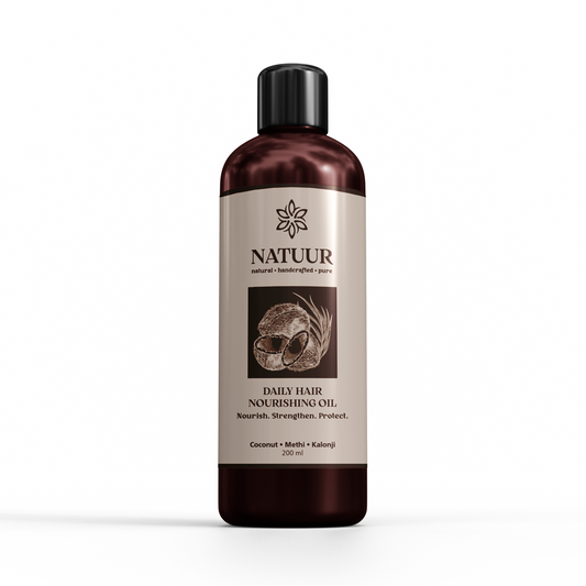 Daily Hair Nourishing Oil | Coconut | Methi | Kalonji | Nourish | Strengthen | Protect