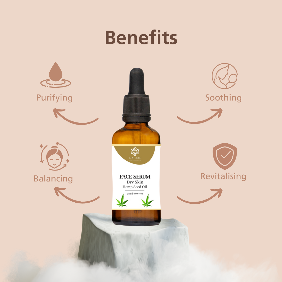 Nourishing face serum for dry skin