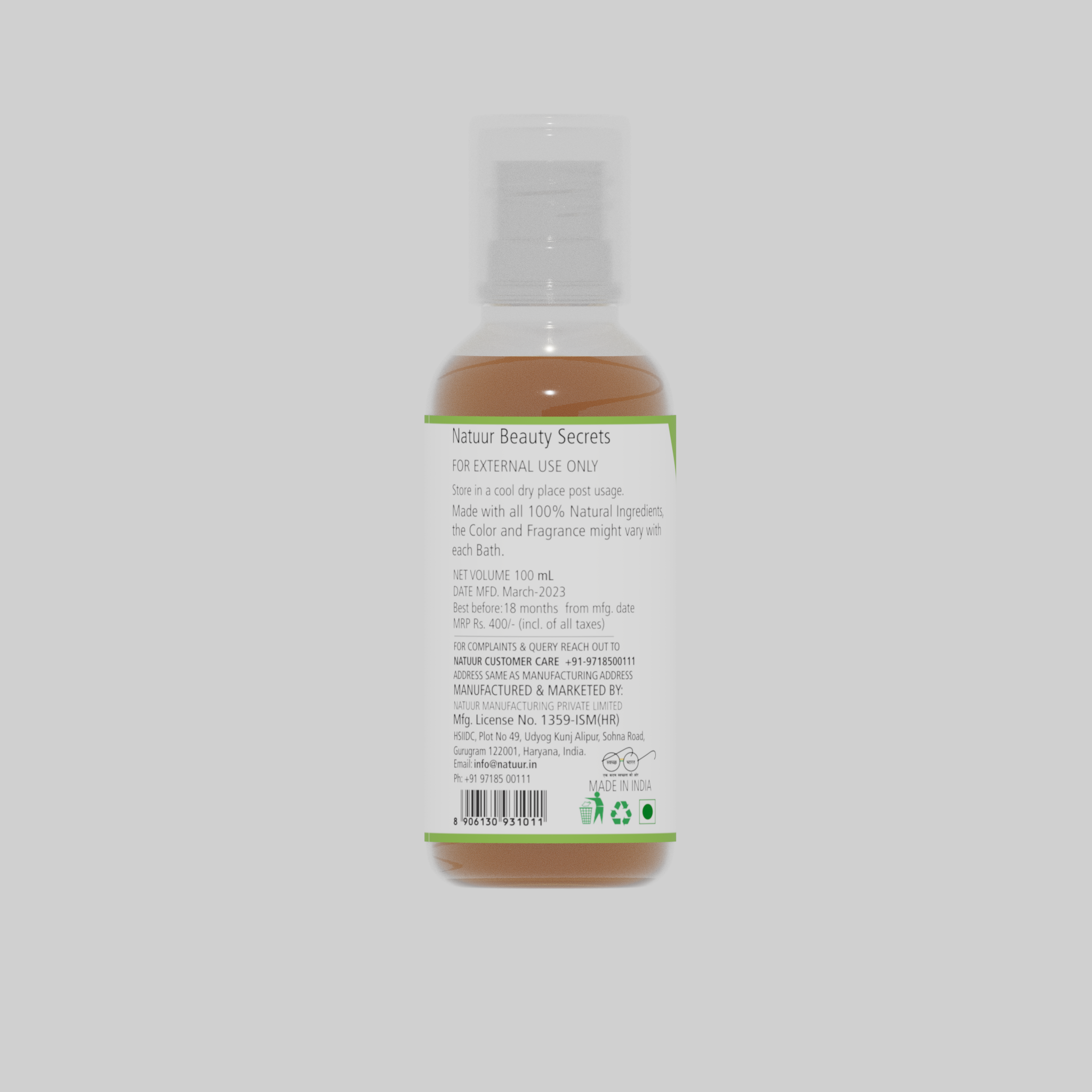 Natuur Oil Cleansing Blend - Tea tree and Lavender - Natuur.in