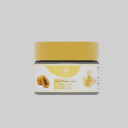 Natuur Papaya Gold Facial Massage Cream 50gms - Natuur.in
