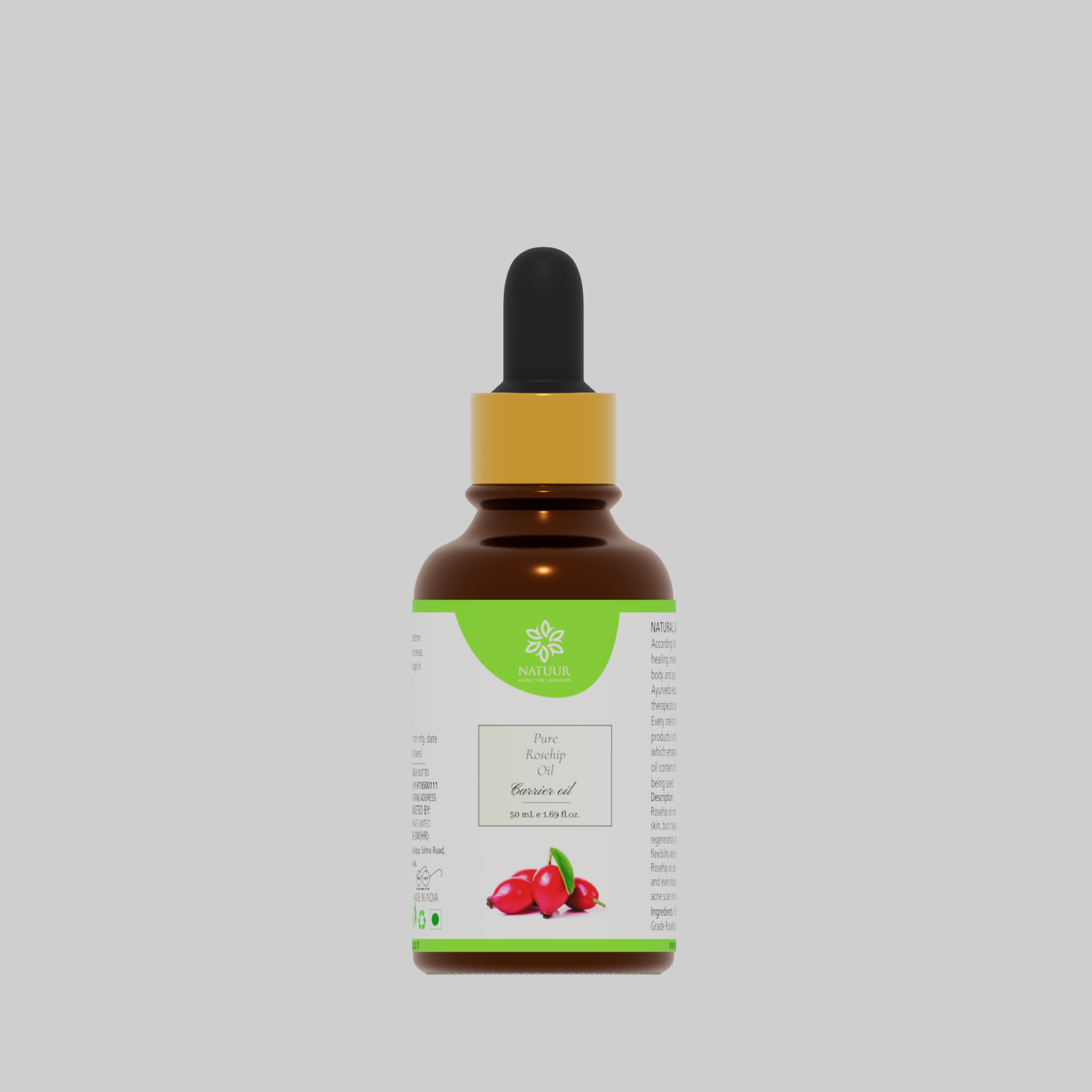 Natuur Pure Rosehip oil 50 ml - Natuur.in