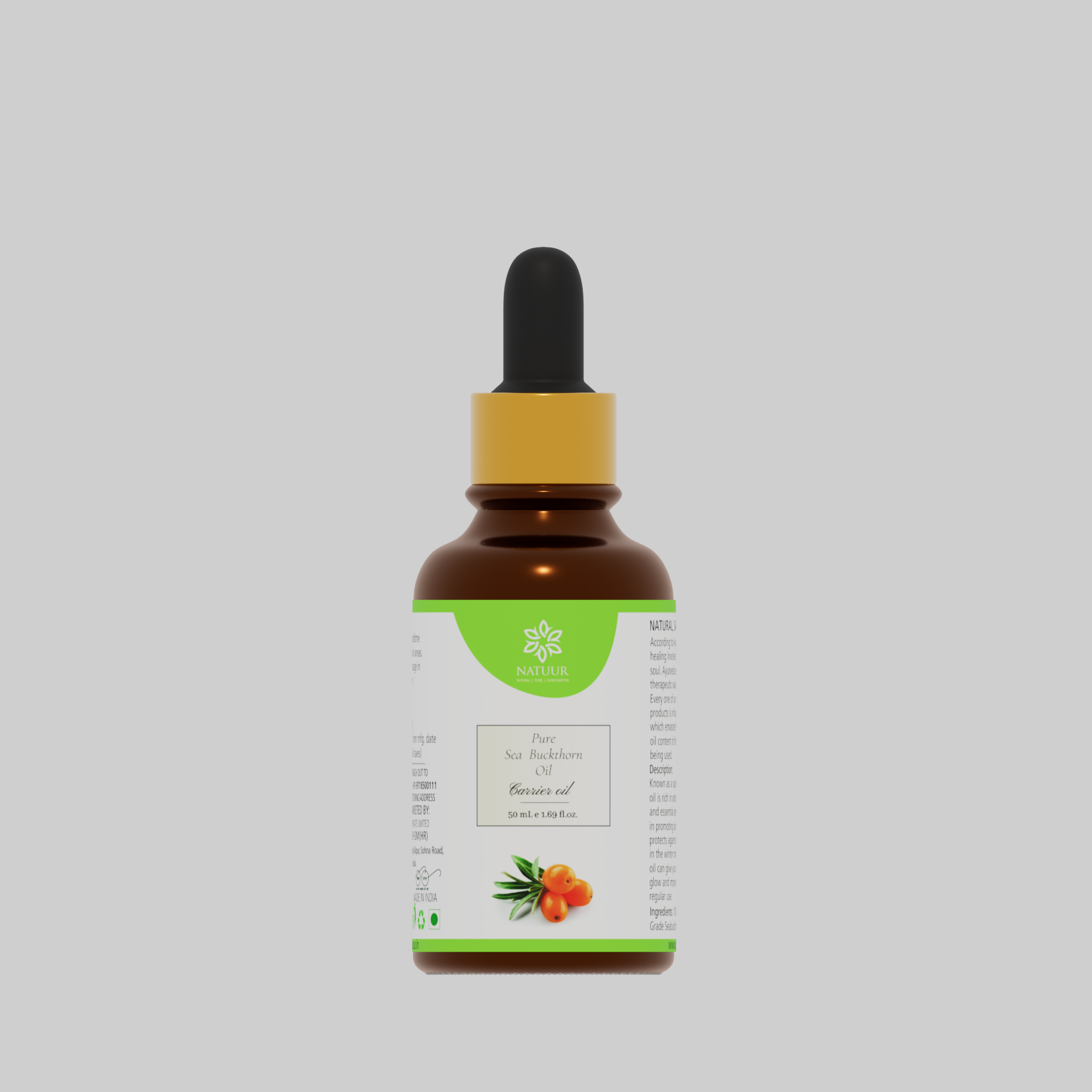 Natuur Pure Seabuckthorn oil 50 ml - Natuur.in