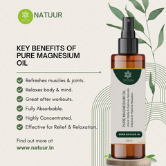 Natuur Pure Magnesium Oil - Unlock Vitality and Wellness Naturally - 200mL