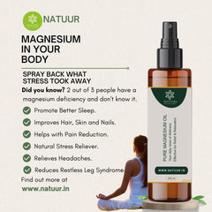 Pure Magnesium Oil 200 ml (Pack of 4)