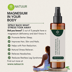 Natuur Pure Magnesium Oil - Unlock Vitality and Wellness Naturally - 200mL