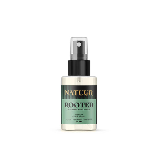ROOTED | Vetiver | Gardenia | Cedarwood | Premium Eau De Toilette | Grounded | Calm | Fresh