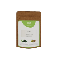 Natuur supergreens face pack - spirulina and hemp 100g