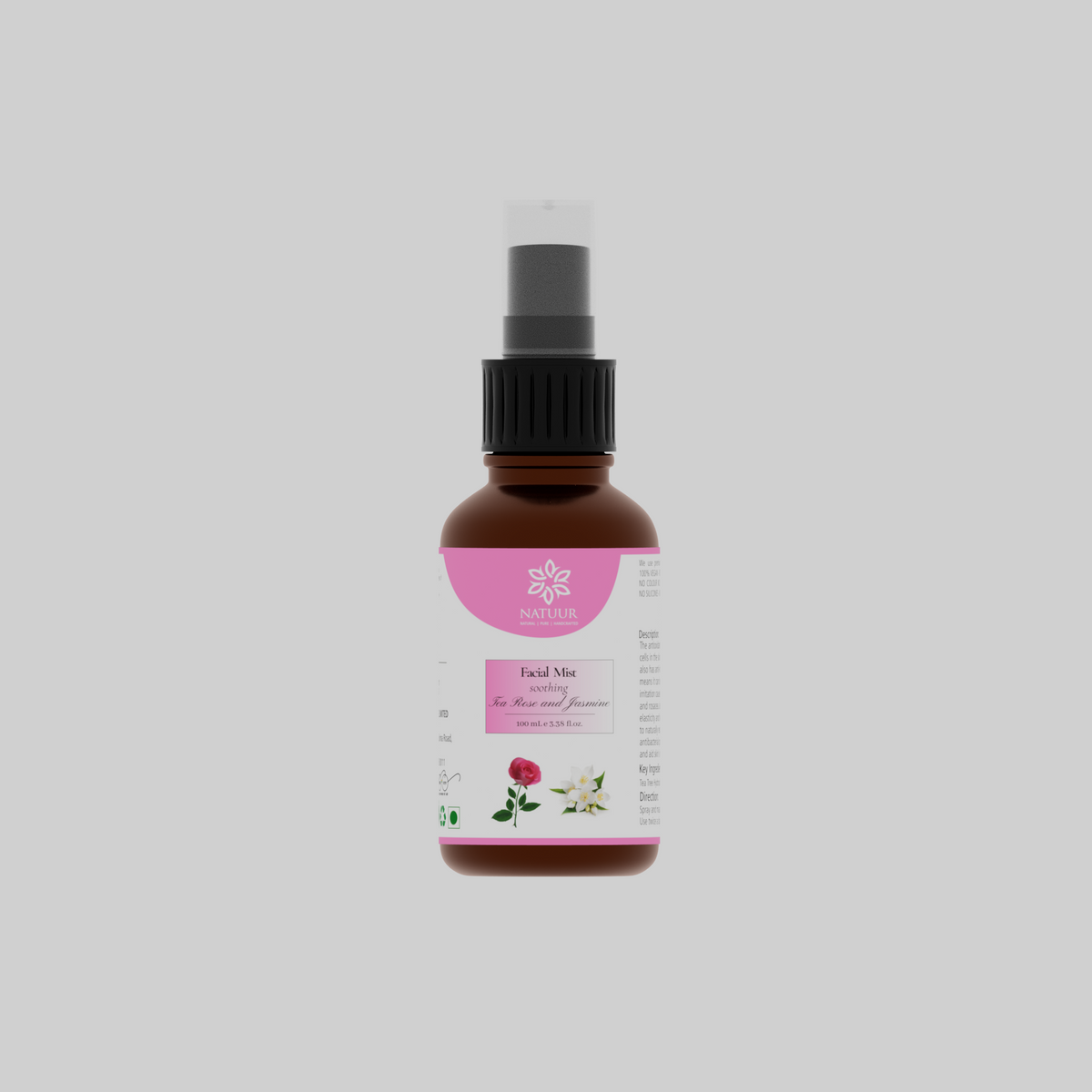 Natuur Facial Mist Tea Rose and Jasmine Soothing