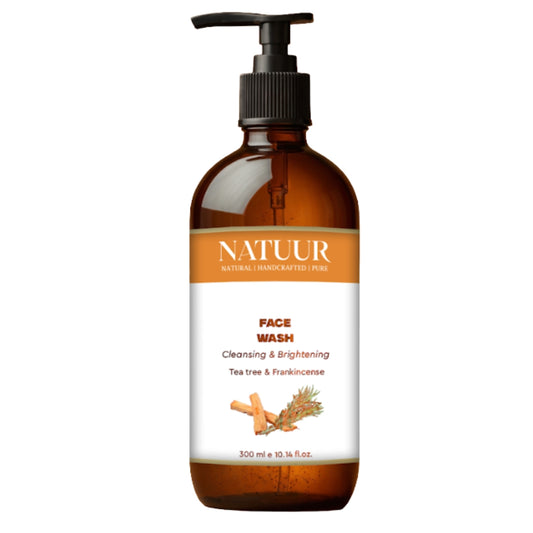 Face Wash Cleansing and Brightening Tea tree, Peppermint & Frankincense For Acne Prone skin