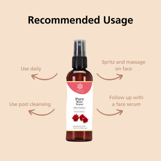Pure Rose Water - Skin Vitaliser 100 ml