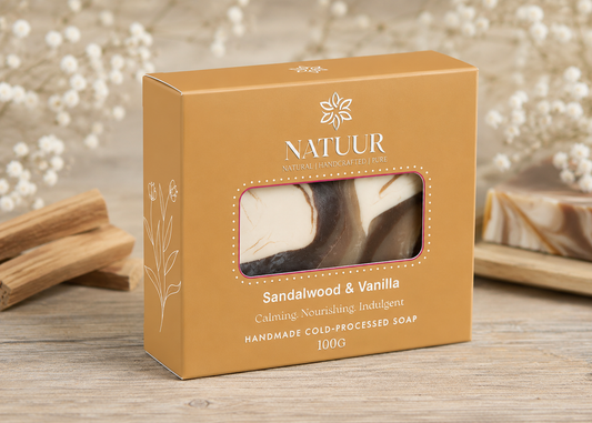 Sandalwood & Vanilla Bar 100gms