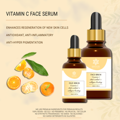 Natuur Vitamin C and L Glutathione Face Serum   Anti oxidant and collagen boosting