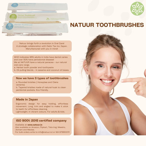 Natuur Daito Tooth Brush - CLAIRE (Made in Japan)