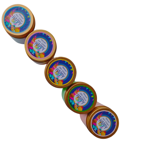 Natuur Holi Joy Pack - 5 Vibrant Colors