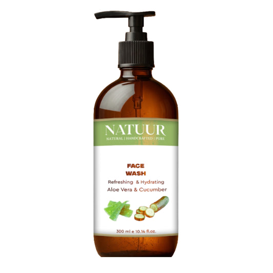 Aloe Vera Cucumber Face Wash - Refreshing & Hydrating for Normal Skin