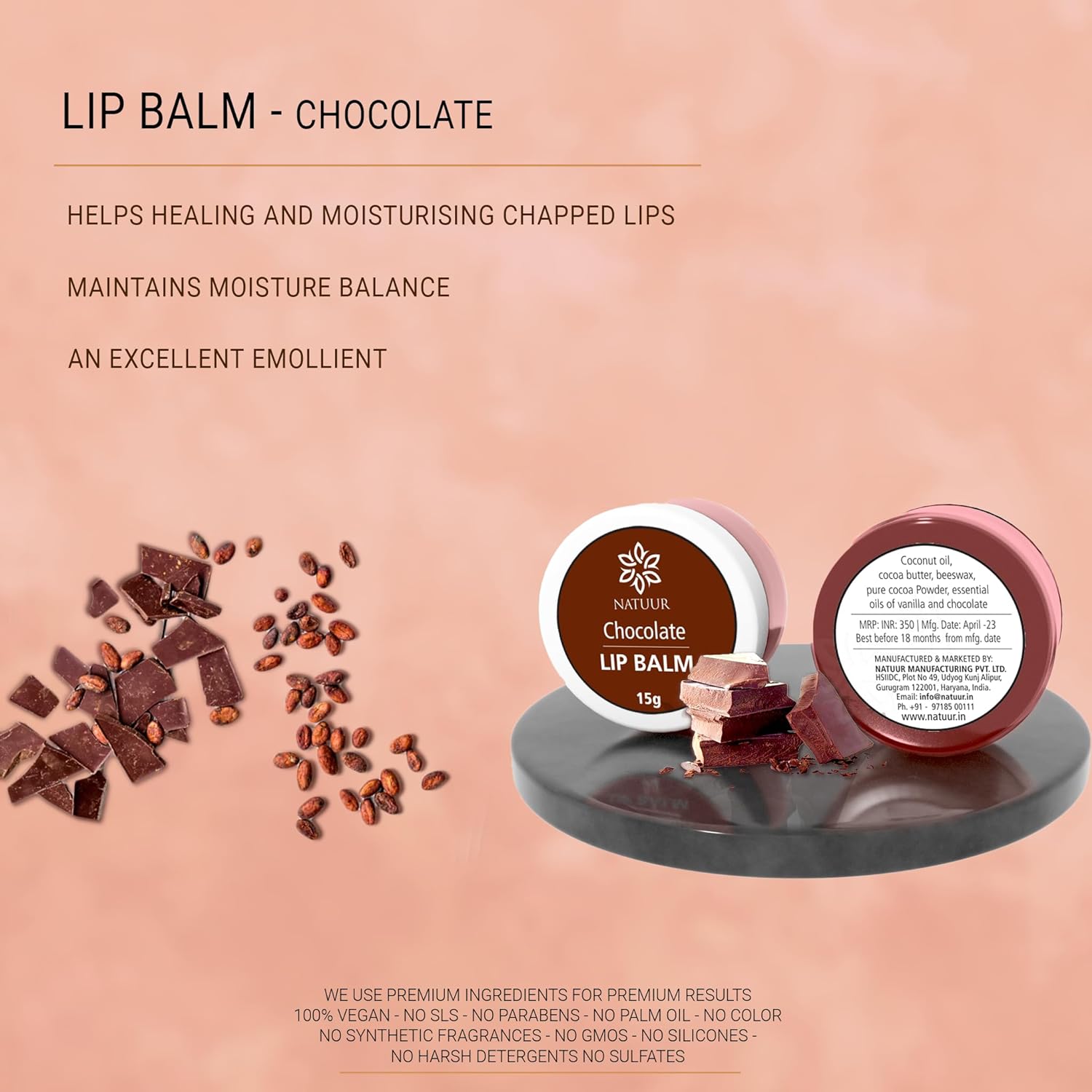 lip balm chocolate flavor
